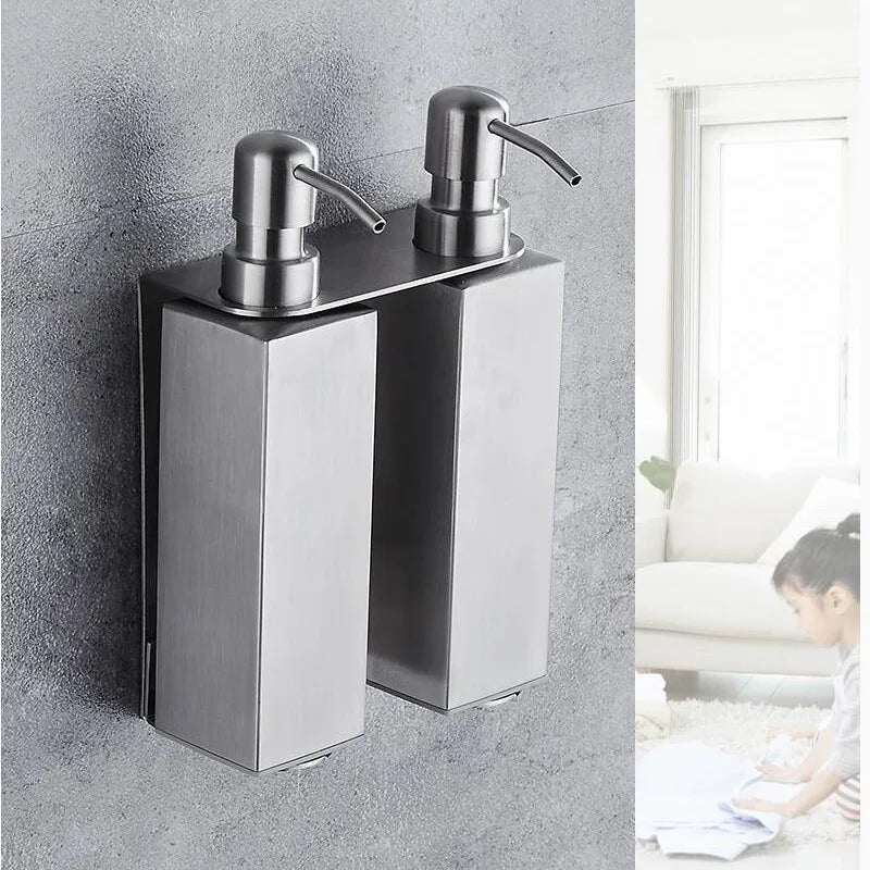 Bình đựng xà phòng treo tường inox 304 đa năng - Daisan Mart