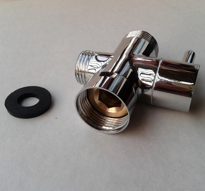 Brass European G3/4 Diverter Vavle Chrome Plated Bathroom Accessories Shower Set Diverter adapter for faucet