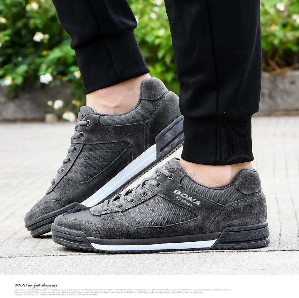 BONA Skateboarding Shoes for Men and Women Breathable Multi-Function