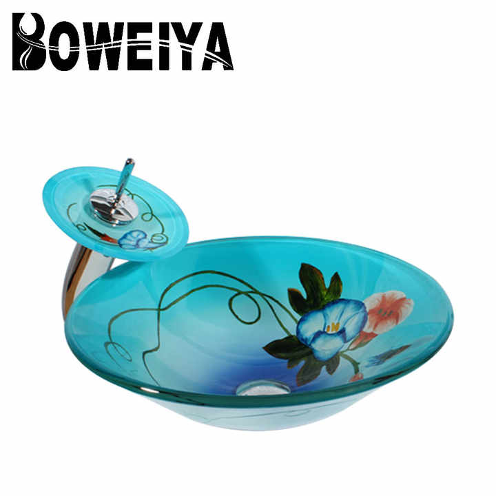 Custom Boweiya 12mm Glass Laboratory Sink Faucet 