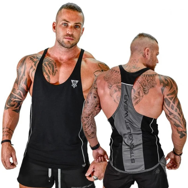 Áo Tank Nam Thể Hình Tập Gym Cotton Thoáng Mát 2018 - Daisan Mart