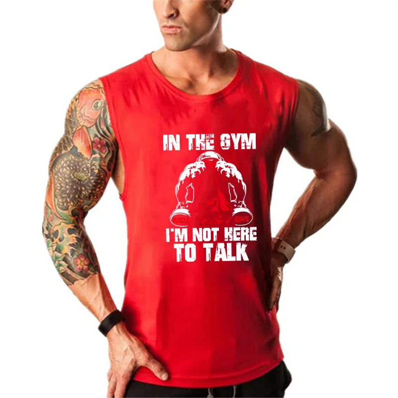 Áo Tank Top Nam Tập Gym Thoáng Khí Cotton Cơ Bắp - Daisan Mart