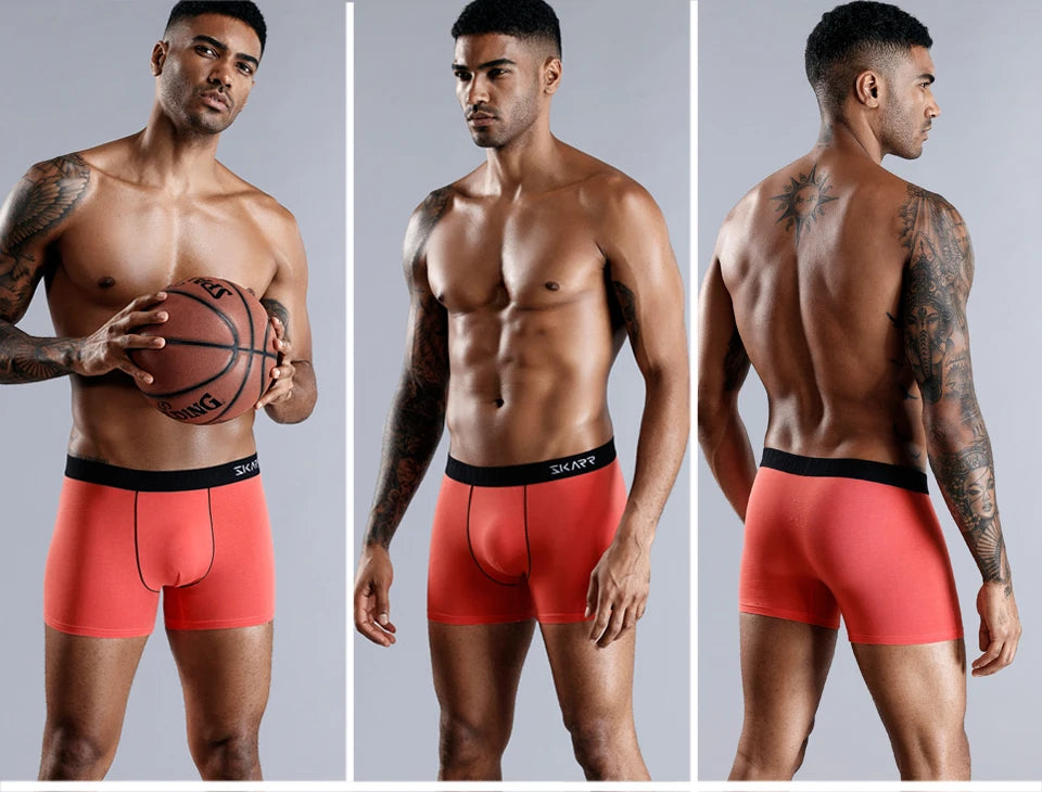 Men's Breathable Cotton Underwear - Boxer Brand