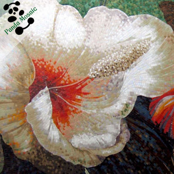 Glass murals, restaurant wall tiles, mosaic design 