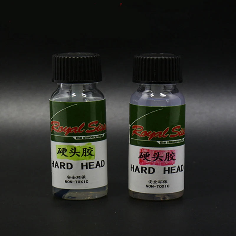2tyles hard head glue combo water-based fly tying glue thin &thick clear finish cement glossy heads&backs odorless clear varnish