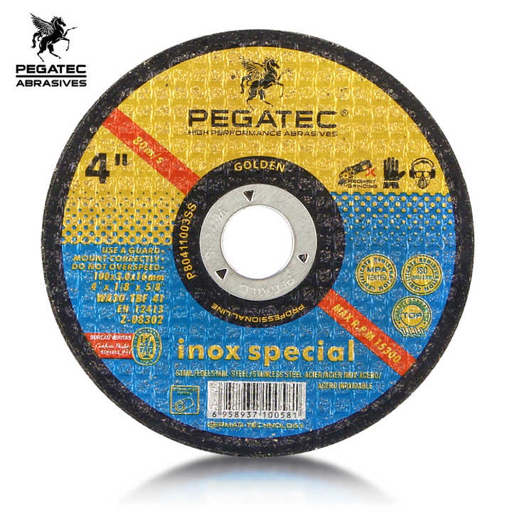 4' 100*3*16mm 4 Inch Cutting Disc for Stainless Steel 