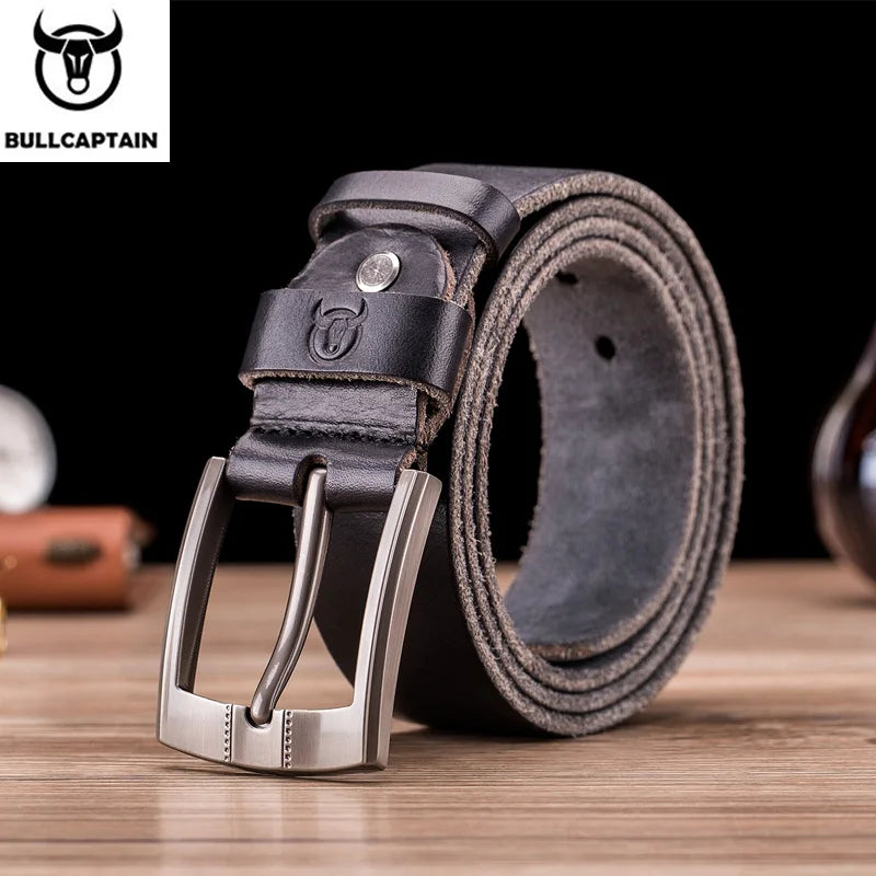 Thắt Lưng Nam Đẳng Cấp BULLCAPTAIN Retro Pin Classic