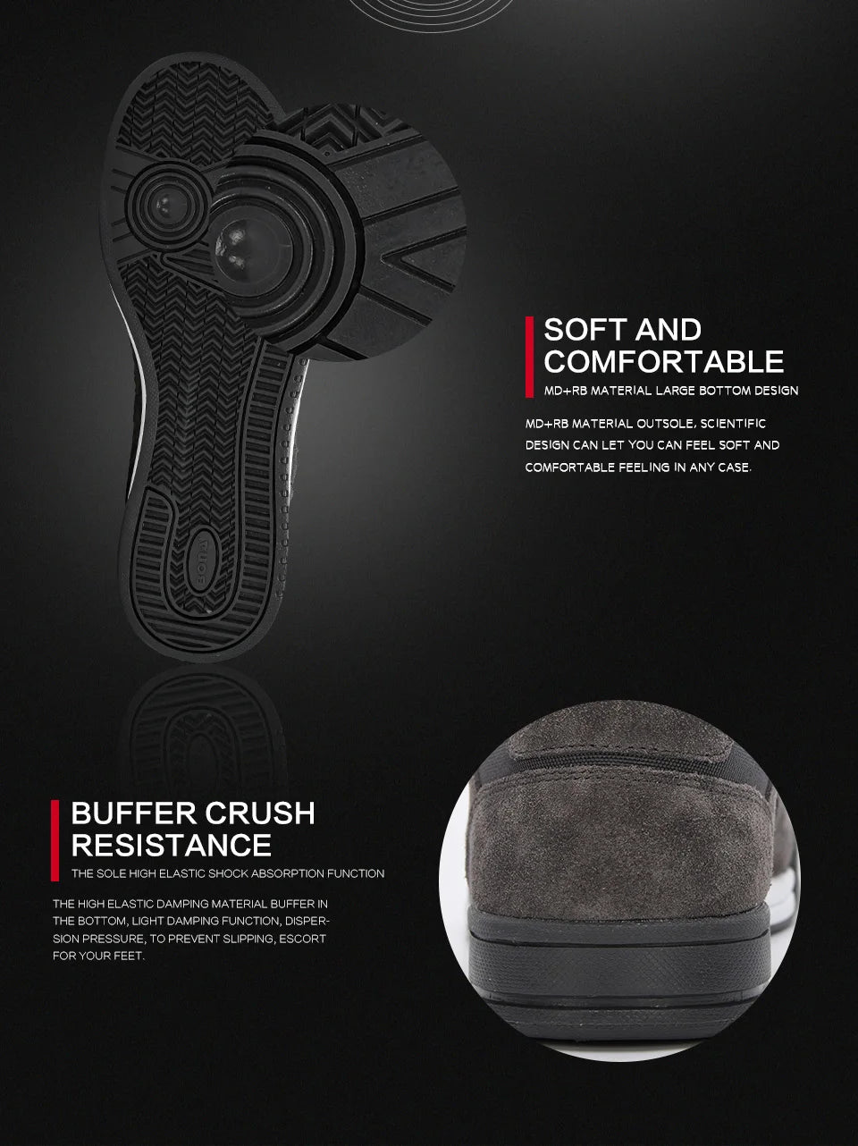 BONA Skateboarding Shoes for Men and Women Breathable Multi-Function