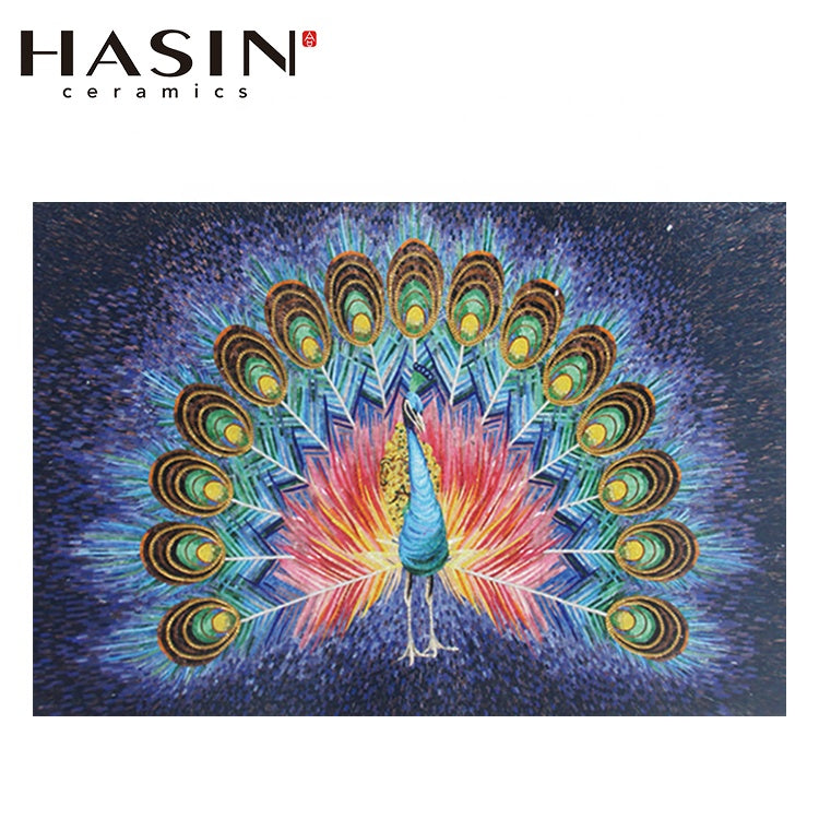 Hasin wall glass mosaic new peacock pattern