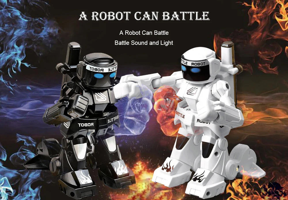 RC Robot Battle Boxing Robot Toy Two-player Games Remote Control Robot 2.4G Fighting Robot Control Toys for Kids Famly Game - Daisan Mart