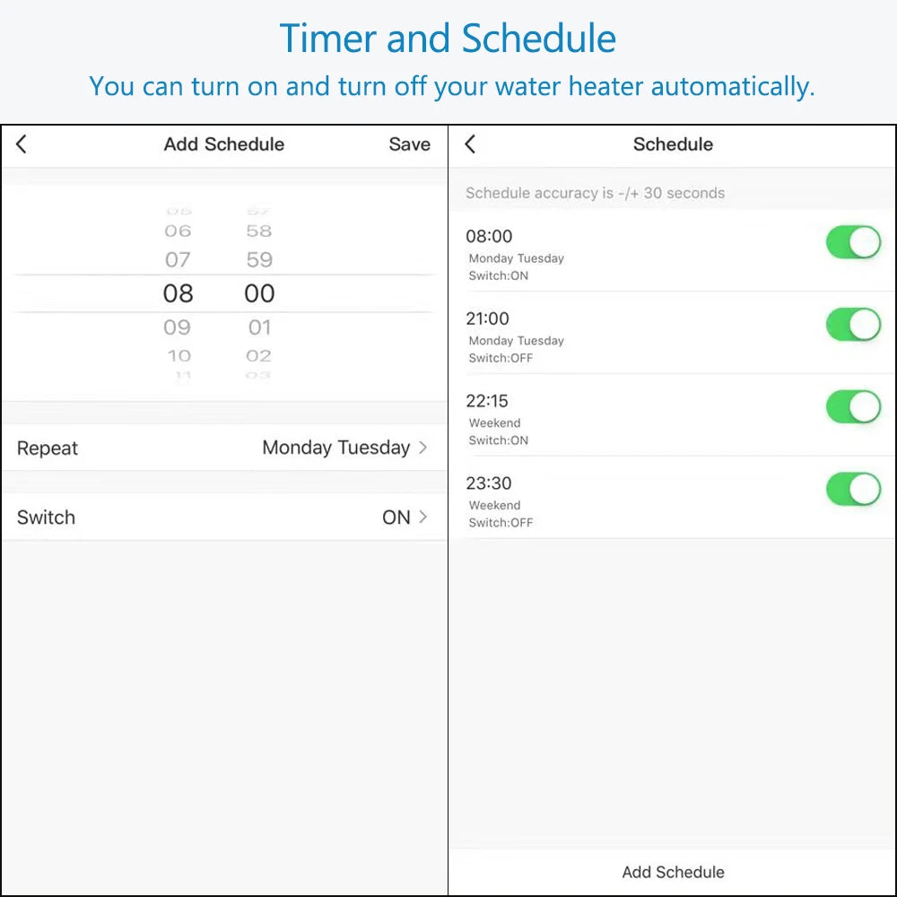 Tuya ZigBee 3.0 Hot Water Control