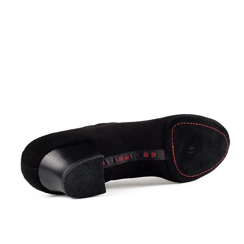 Men's Latin Dance Shoes Canvas Soft Sole 4.5cm