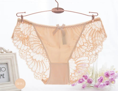 Women's Sexy 6XL Floral Lace Seamless Panties