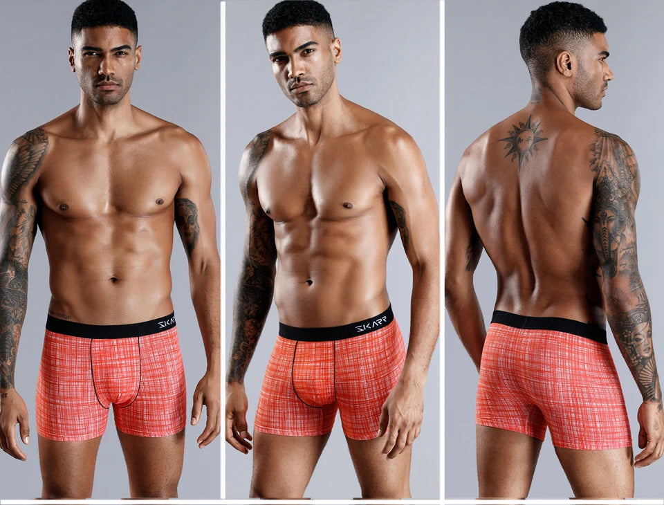 Men's Breathable Cotton Underwear - Boxer Brand