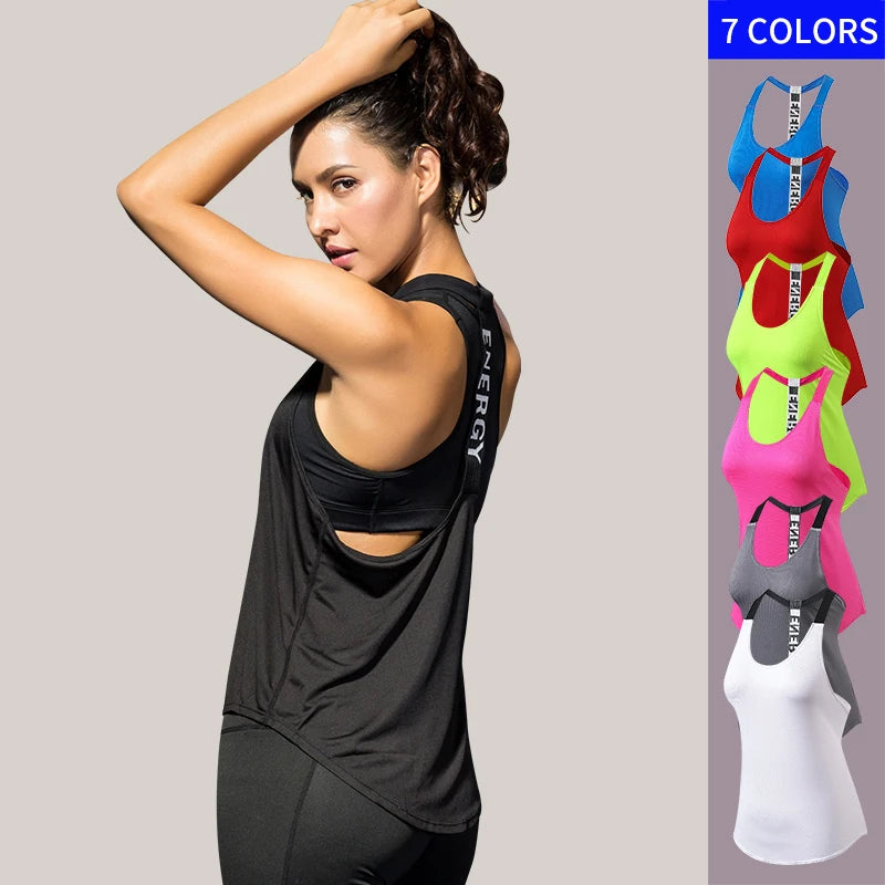 Áo Tank Tập Gym Nữ Lưng Hở Thoáng Khí Nhanh Khô - Daisan Mart