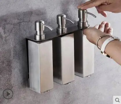 Bình đựng xà phòng treo tường inox 304 đa năng - Daisan Mart