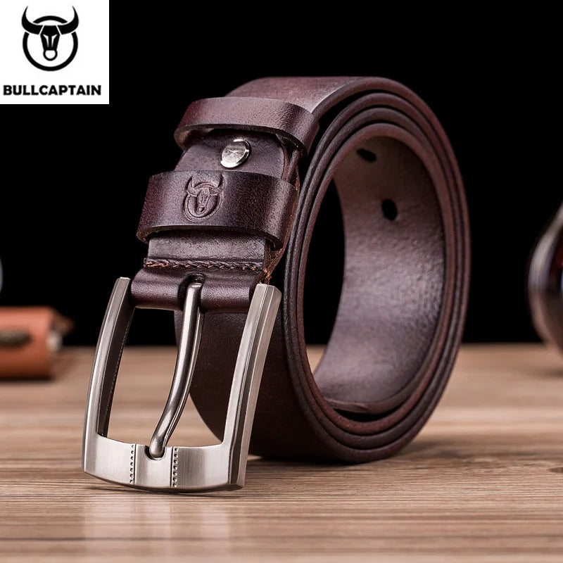 Thắt Lưng Nam Đẳng Cấp BULLCAPTAIN Retro Pin Classic