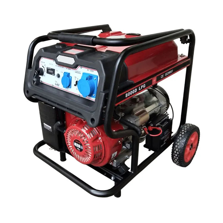 230V 400V AC 3 Phase 16HP 7500W 8000W 10KVA LPG Generator
