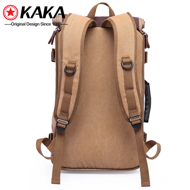 BANGE Shock Discount from Factory Large Capacity 40L Multi-function Men's Canvas Backpack for Outdoor Hiking 