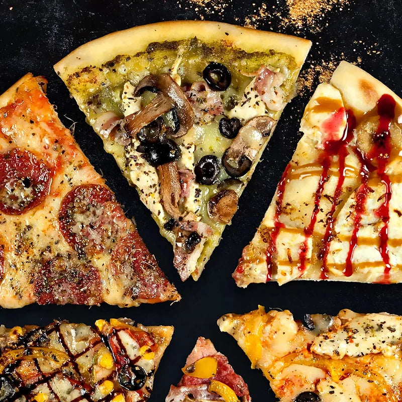 Custom 3D Mural Wallpaper Wall Painting Personalized Pizza Shop Blackboard Photo Wall Paper Cafe Restaurant Backdrop Wall Decor