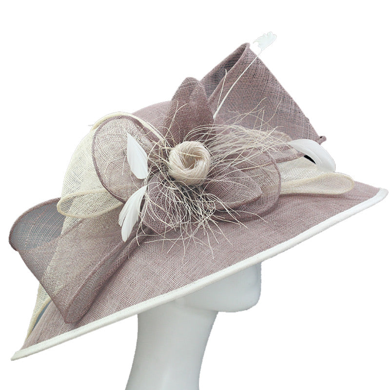 Mũ Derby Vành Rộng Sinamay Philippines Có Nơ Đám Cưới Dành Cho Nữ Đi Nhà Thờ Mùa Hè Tùy Chỉnh Bán Buôn Từ Nhà Máy - Daisan Mart