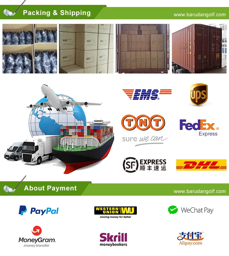 Groundhog Premium Embroidered Green Leather Golf Club Cover