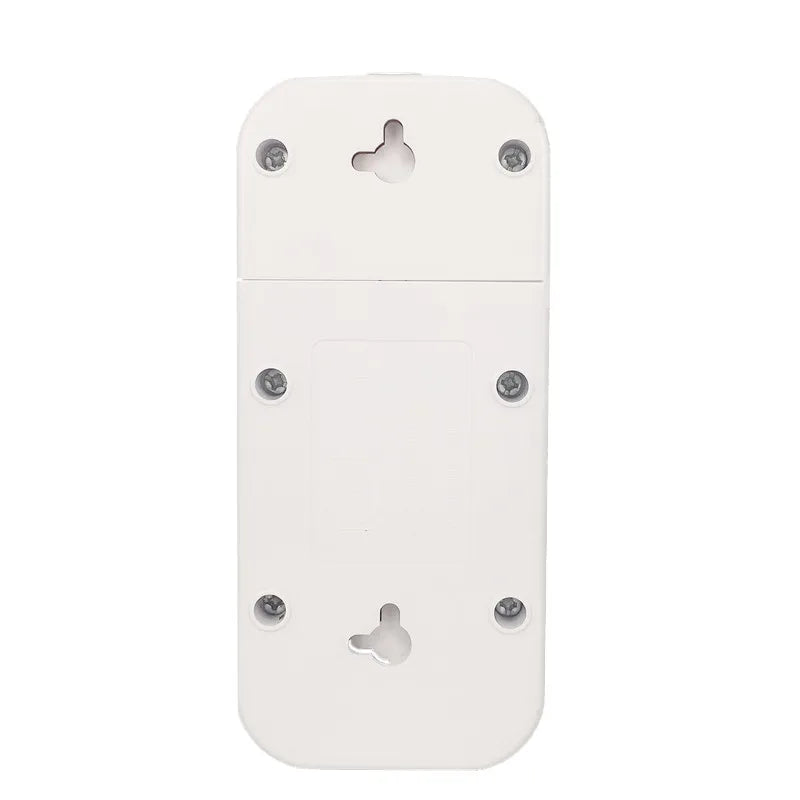 European standard two-position socket with dual USB ports, 5V 2A output,1 to 2 ways Eu Conversion Plug