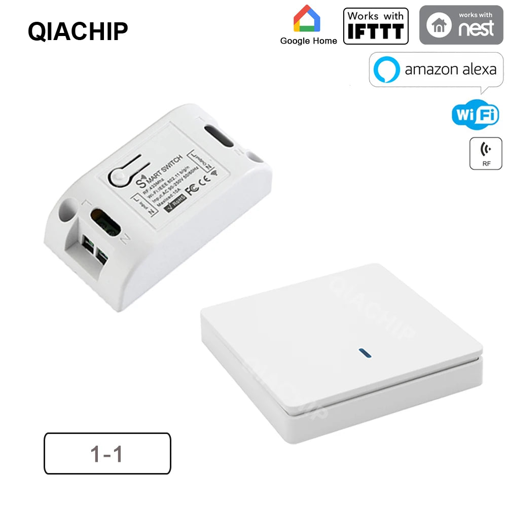 Tuya RF 433MHz Alexa WiFi Smart Switch