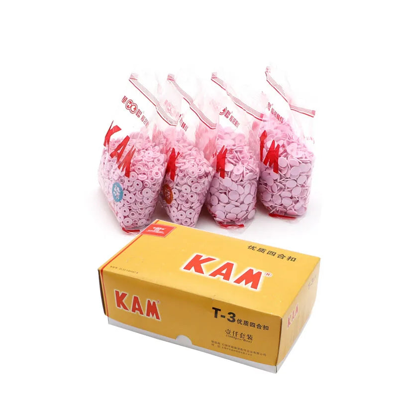 KAM shiny plastic snap button Size 20 T5 for diapers/clothes