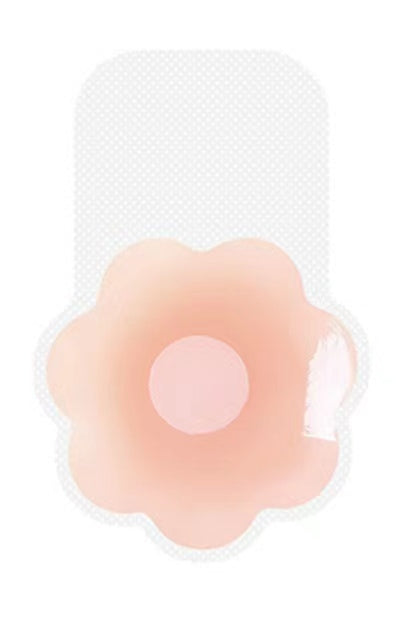 Miếng dán ngực silicon dán nâng ngực không đường may không dây chống thấm nước hình hoa tròn - Daisan Mart