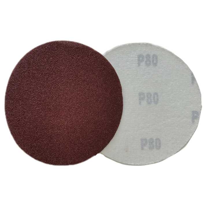 OEM 115mm Grit 36-2000 Aluminum Oxide Abrasive Disc and Velcro Ring Grinding Disc for Wood Metal 