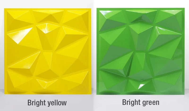 3D Diamond Decorative Art Wall Panels 30x30