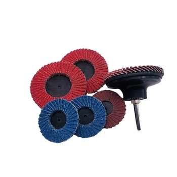 Mini Flap Disc Quick Change Sanding Disc Set for Rotary Tool Die Grinder 