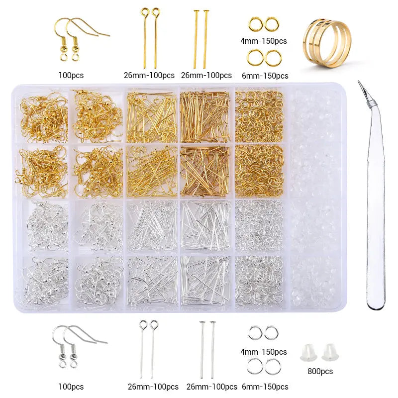 Jewelry Making Kit: Hooks, Bracelets, Beads &amp; Accessories