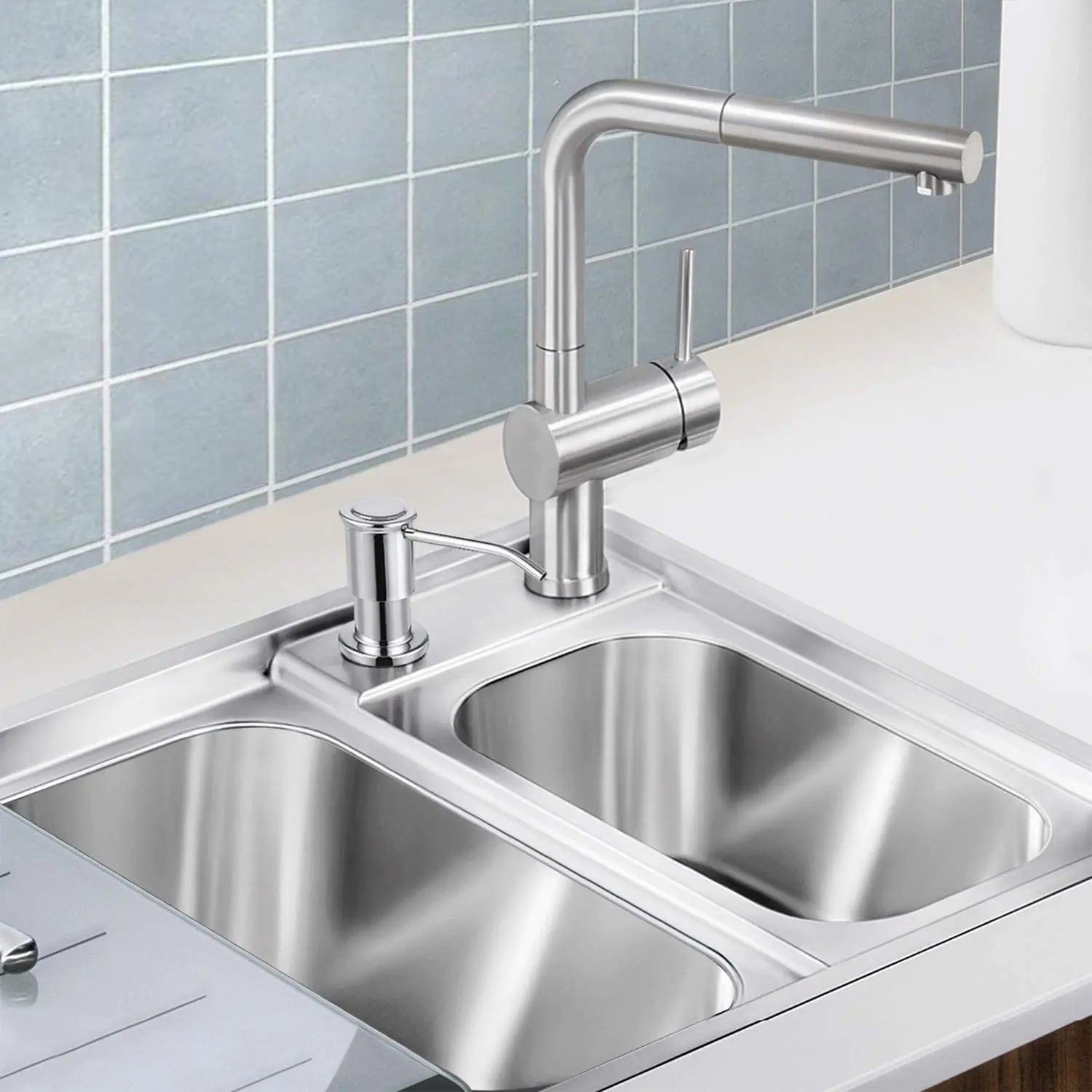 Samodra 500ml Luxury Stainless Steel Kitchen Soap Dispenser