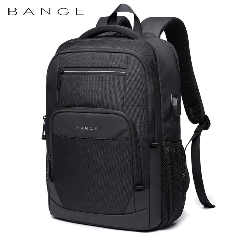 BANGE New Men's Waterproof Polyester Laptop Travel School Backpack Customized 