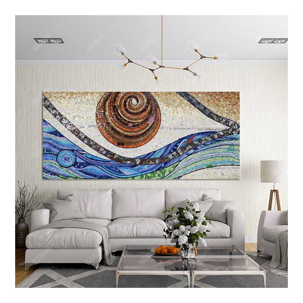 Abstract decorative mosaic wall stickers for home hotel decoration 