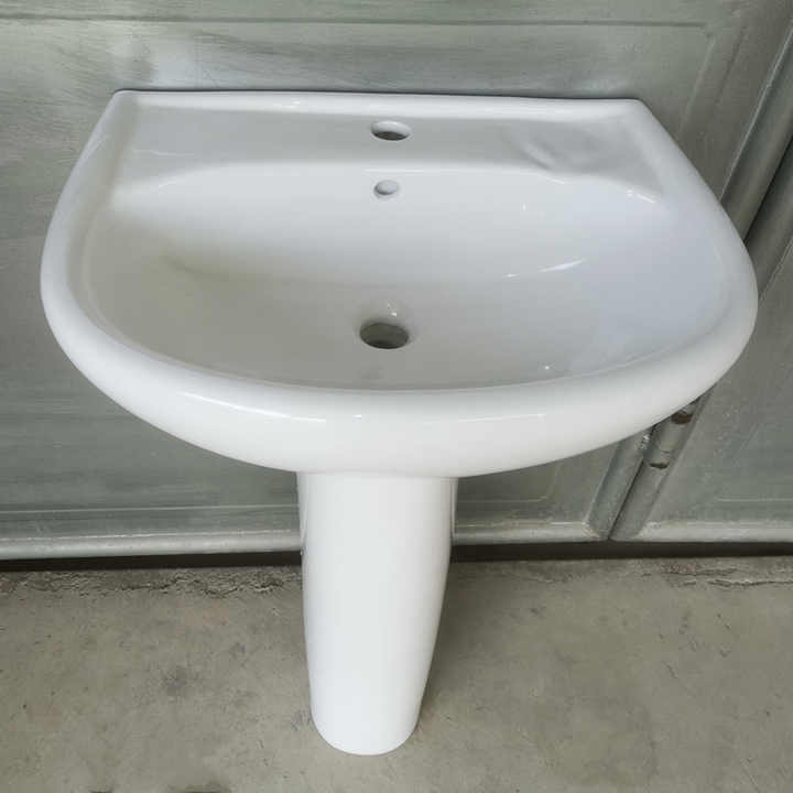 Modern bathroom sanitary ware pedestal sink