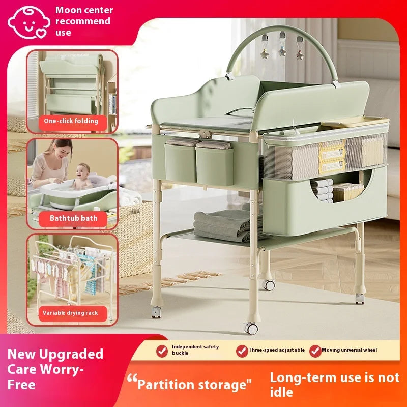 Bàn Tiện Ích Chăm Sóc Bé - Tắm, Thay, Massage - Daisan Mart