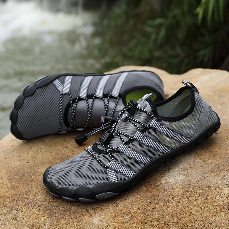 Giày Dã Ngoại Nam Nữ Lưới Thoáng Chống Trơn Trượt