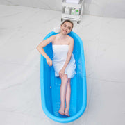 Large barrel bathtub for adults Thicker family bathtub Regular plastic bathtub for adults 
