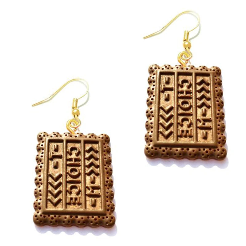 Bông Tai Resin Handmade Hình Bánh Ngọt Dễ Thương