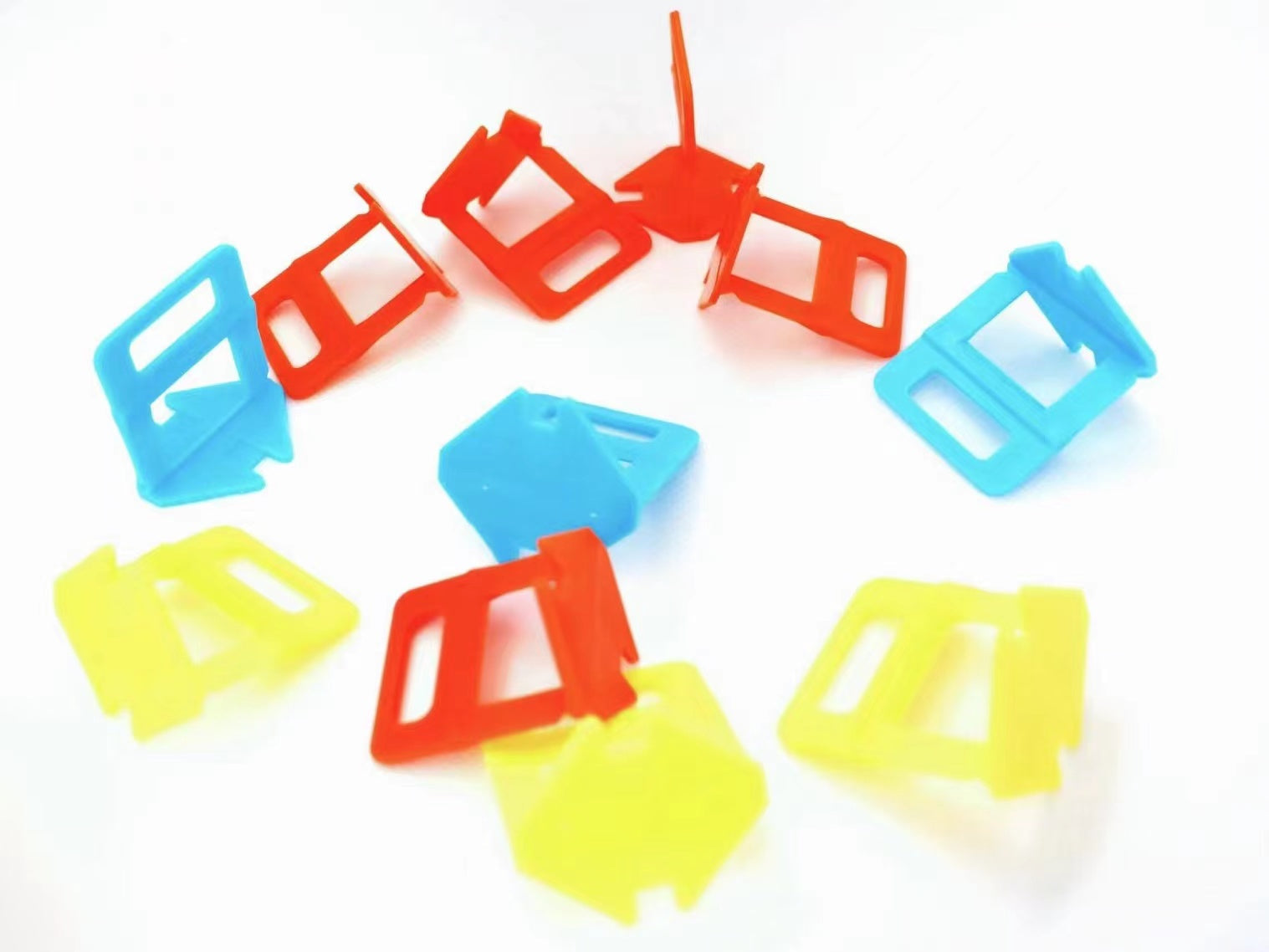 100 Plastic Tile Floor Adjustment Clips 