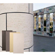 Faux white stone is easy to install indoors and outdoors Decorative wall panels and flexible stone Travertine 