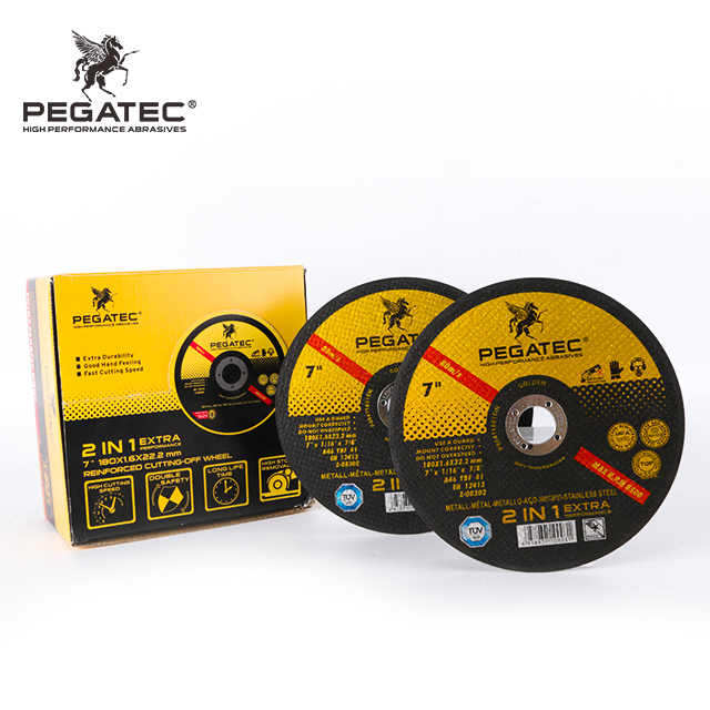 PEGATEC 7 Inch High Performance Metal Cutting Disc 180x1.6x22mm