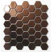 Bronze And Rose Gold Glass Mosaic Tiles For Walls