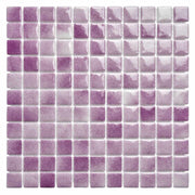 Modern, luxurious, 4mm thick, square, orange green swimming pool wall tiles in many colors, used to decorate villa walls 