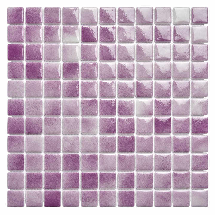 Modern, luxurious, 4mm thick, square, orange green swimming pool wall tiles in many colors, used to decorate villa walls 