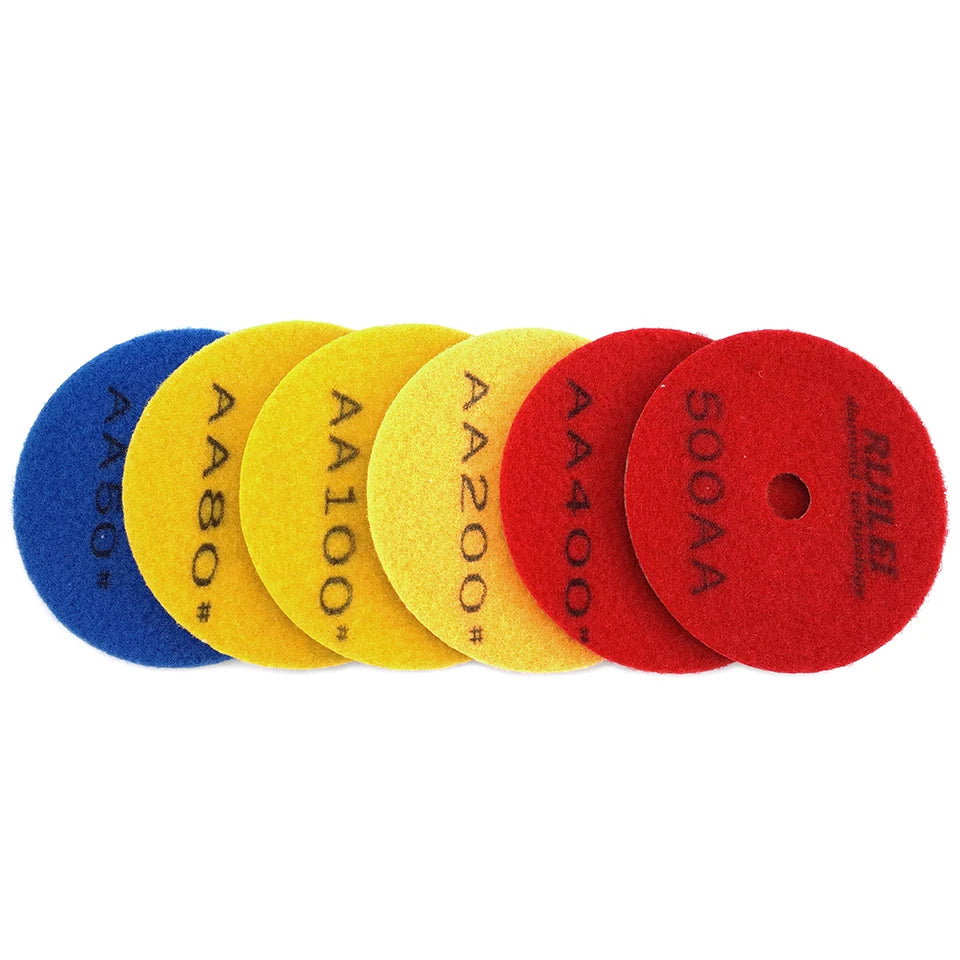 RIJILEI 4 Wet Diamond Grinding Disc For Granite &amp; Marble