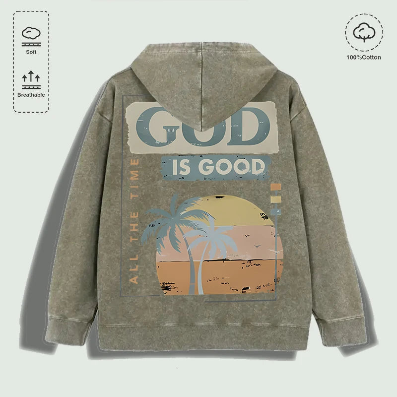 Áo Hoodie Cotton Chúa Luôn Tốt Màu Sắc Đa Dạng - Daisan Mart